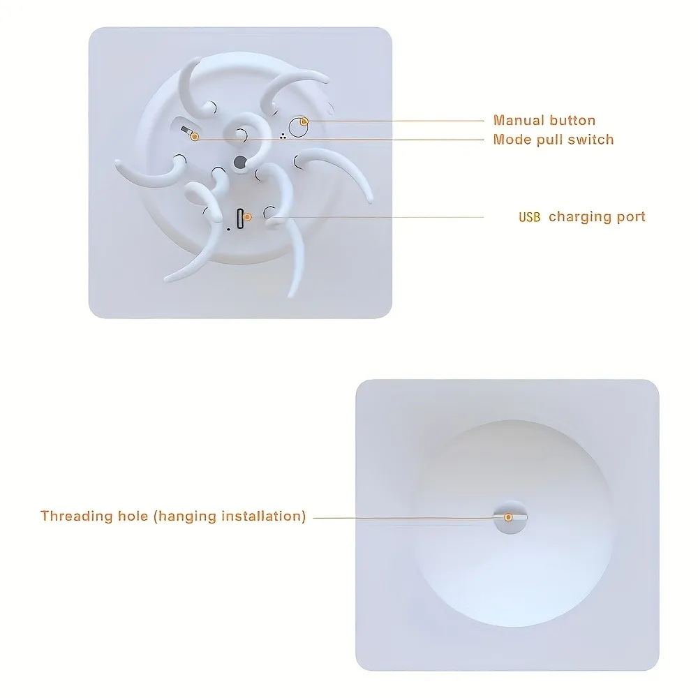 Lampka nocna Meduza RGB, USB, sterowanie głosem 🪼